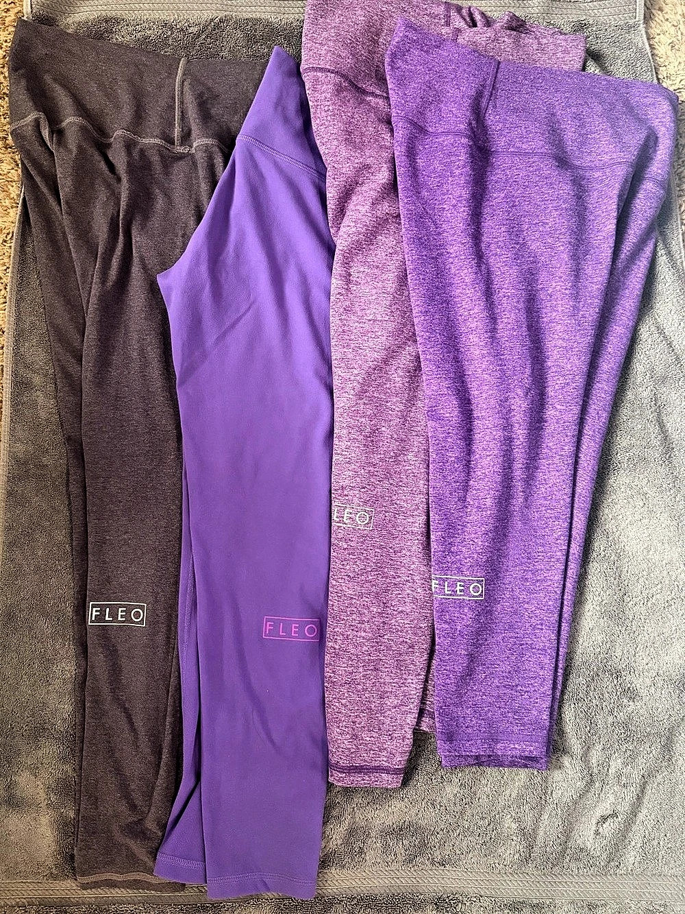 $20 per pair or $70 for all 4! FLEO Women's Leggings 4-Pair Bundle in Purple sha